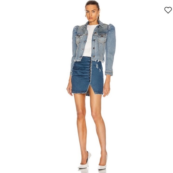 Retrofete Blue denim Mini Skirt - Picture 3 of 12